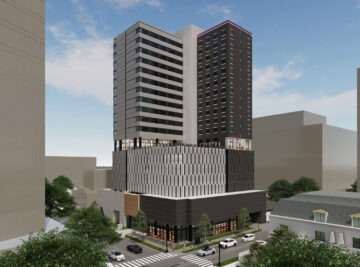 Dual Brand Uptown Hotel Rendering